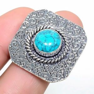 Santa Rosa Turquoise sterling silver 925 ring, 7